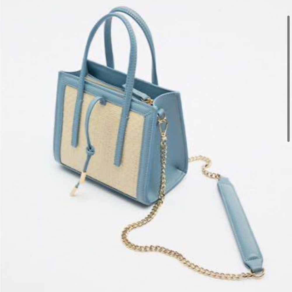 NWT Zara Contrasting Mini City Bag 👜